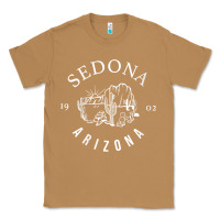 Toasted Coconut womens sedona arizona t shirt sedona az vintage arizona vacation v nec Classic Tee - SnappyArt