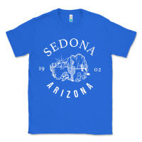 True Royal womens sedona arizona t shirt sedona az vintage arizona vacation v nec Classic Tee - SnappyArt