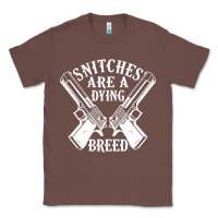 Chestnut Snitches Are A Dying Breed Motorcycle Biker Gun Classic Tee - SnappyArt