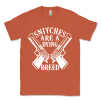 Copper Snitches Are A Dying Breed Motorcycle Biker Gun Classic Tee - SnappyArt