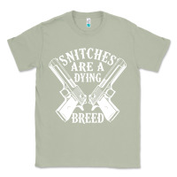 Matcha Snitches Are A Dying Breed Motorcycle Biker Gun Classic Tee - SnappyArt