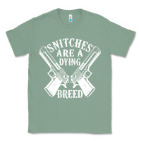 Sage Snitches Are A Dying Breed Motorcycle Biker Gun Classic Tee - SnappyArt