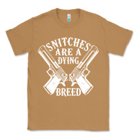Toasted Coconut Snitches Are A Dying Breed Motorcycle Biker Gun Classic Tee - SnappyArt