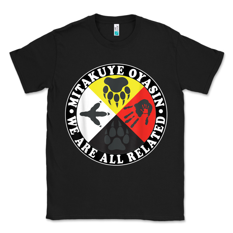 Native American Medicine Wheel, Mitakuye Oyasin T Shirt Classic Tee by SnappyArt | Teevron