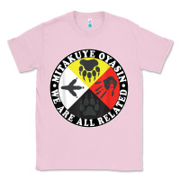 Bubblegum Pink native american medicine wheel, mitakuye oyasin t shirt Classic Tee - SnappyArt