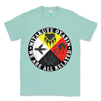 Seafoam native american medicine wheel, mitakuye oyasin t shirt Classic Tee - SnappyArt