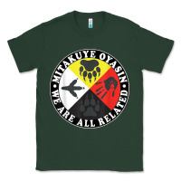 Sports Green native american medicine wheel, mitakuye oyasin t shirt Classic Tee - SnappyArt