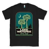 Black Trending Lake Wateree State Park Sc Vintage Travel Classic Tee - SnappyArt