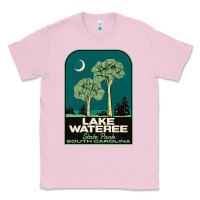 Bubblegum Pink Trending Lake Wateree State Park Sc Vintage Travel Classic Tee - SnappyArt