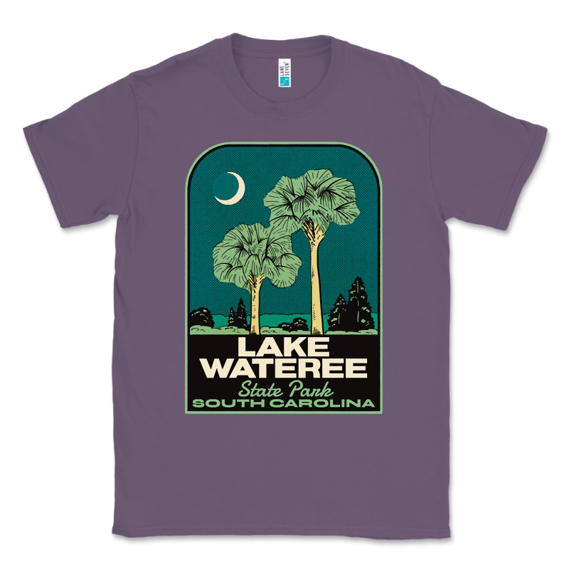 Trending Lake Wateree State Park Sc Vintage Travel Classic Tee by SnappyArt | Teevron