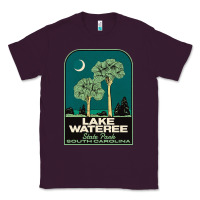 Plum Trending Lake Wateree State Park Sc Vintage Travel Classic Tee - SnappyArt