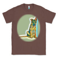 Chestnut German Shepherd isolated on whot. Classic Tee - SnappyArt