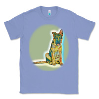 Colony Blue German Shepherd isolated on whot. Classic Tee - SnappyArt