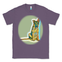 Lavender German Shepherd isolated on whot. Classic Tee - SnappyArt