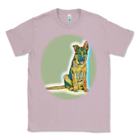Lilac German Shepherd isolated on whot. Classic Tee - SnappyArt
