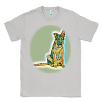 Moon Dust German Shepherd isolated on whot. Classic Tee - SnappyArt