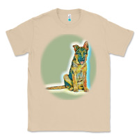 Mushroom German Shepherd isolated on whot. Classic Tee - SnappyArt