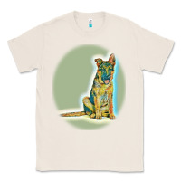 Natural German Shepherd isolated on whot. Classic Tee - SnappyArt