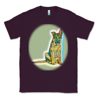 German Shepherd Isolated On Whot. Classic Tee | Teevron
