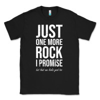 Black Rockhounds gear gift Just one more rock funny rockhounding Classic Tee - SnappyArt