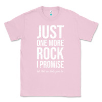 Bubblegum Pink Rockhounds gear gift Just one more rock funny rockhounding Classic Tee - SnappyArt