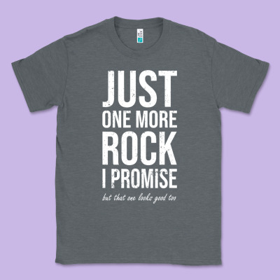 Rockhounds Gear Gift Just One More Rock Funny Rockhounding Classic Tee Designed By Snappyart