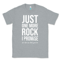 Heather Grey Rockhounds gear gift Just one more rock funny rockhounding Classic Tee - SnappyArt