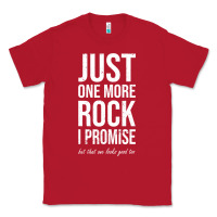 Red Rockhounds gear gift Just one more rock funny rockhounding Classic Tee - SnappyArt