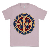 Lilac Saint Benedict Medal 1 Classic Tee - SnappyArt