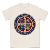 Natural Saint Benedict Medal 1 Classic Tee - SnappyArt