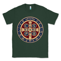 Sports Green Saint Benedict Medal 1 Classic Tee - SnappyArt