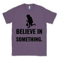 Lavender Colin Kaepernick Believe In Something Classic Tee - SnappyArt