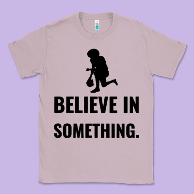 Colin Kaepernick Believe In Something Classic Tee Designed By Snappyart