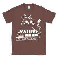 Chestnut The KIFFNESS X ALUGALUG white cat Classic Classic Tee - SnappyArt