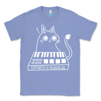 Colony Blue The KIFFNESS X ALUGALUG white cat Classic Classic Tee - SnappyArt