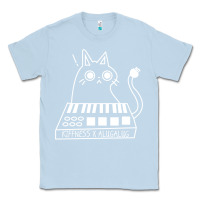 Dusty Blue The KIFFNESS X ALUGALUG white cat Classic Classic Tee - SnappyArt