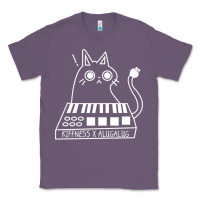 Lavender The KIFFNESS X ALUGALUG white cat Classic Classic Tee - SnappyArt