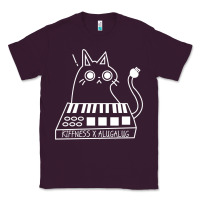 Plum The KIFFNESS X ALUGALUG white cat Classic Classic Tee - SnappyArt