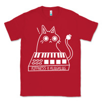 Red The KIFFNESS X ALUGALUG white cat Classic Classic Tee - SnappyArt
