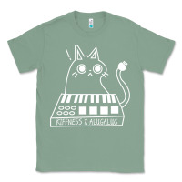 Sage The KIFFNESS X ALUGALUG white cat Classic Classic Tee - SnappyArt