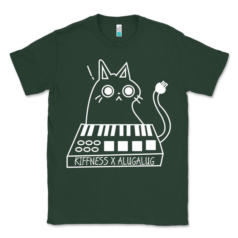 The Kiffness X Alugalug White Cat Classic Classic Tee by SnappyArt | Teevron