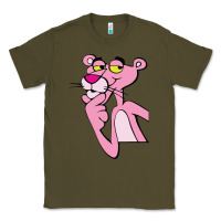 Army Green pink panther Classic Tee - SnappyArt