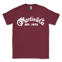 Burgundy martin est 1983 Classic Tee - SnappyArt