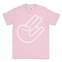 Bubblegum Pink shocker hand Classic Tee - SnappyArt