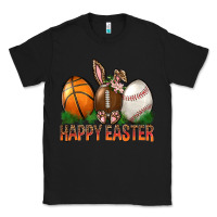 Black Happy Easter Sports Classic Tee - BundleAndBundleShop
