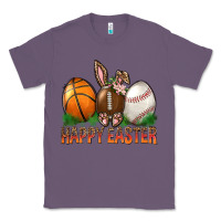 Lavender Happy Easter Sports Classic Tee - BundleAndBundleShop