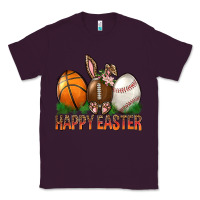 Plum Happy Easter Sports Classic Tee - BundleAndBundleShop