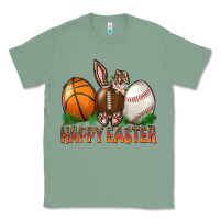 Sage Happy Easter Sports Classic Tee - BundleAndBundleShop