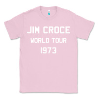 Bubblegum Pink Jim Croce World Tour 1973 Classic Tee - SnappyArt