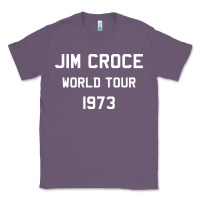 Lavender Jim Croce World Tour 1973 Classic Tee - SnappyArt